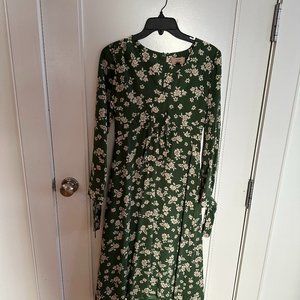 Kachel x Anthropologie, Long-sleeve midi dress